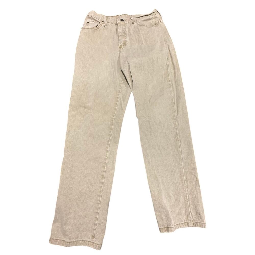 Riders by Lee Women's Tan Classic Straight Leg Denim Stretch Jeans Size 8M